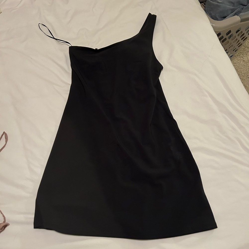 Abercrombie athletic dress one shoulder